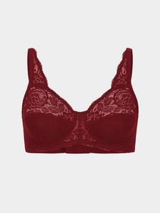 Бюстгальтер без косточек Erlich Textil, цвет weinrot