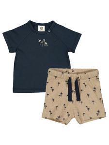 Набор Müsli by GREEN COTTON, бежевый/темно-синий