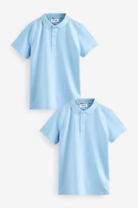 Рубашки поло с коротким рукавом для мальчиков, 2 шт в упаковке Clarks, синий