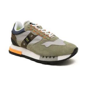 Кроссовки Heron с добавлением кожи Blauer, хаки