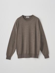 Вязаный пуловер с круглым вырезом и длинными рукавами | A4787 | 24G СОВРЕМЕННЫЙ КРОЙ