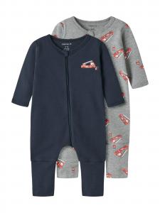 NAME IT Пижама в цвете Navy, Mottled Grey