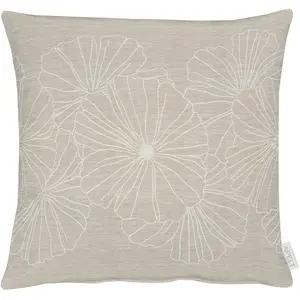 Декоративная подушка 8027 из жаккардовой ткани, наволочка без наполнителя, 1 шт. Apelt, Taupe + gemustert
