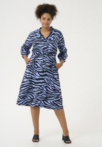 Платье-рубашка OLENA Kaffe Curve, синий