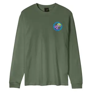 Футболка с длинным рукавом Santa Cruz Mfg ogsc, зеленый