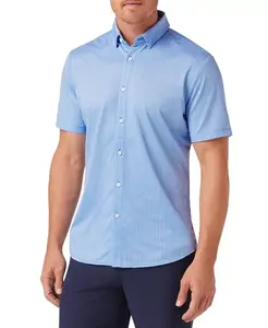 Рубашка с коротким рукавом Halyard Mizzen+Main, синий