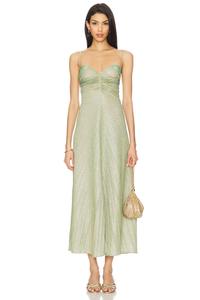 Платье "Реликвия" Georgia Hardinge, sage, gold & silver