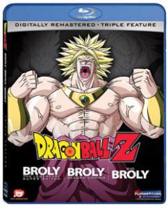 Blu-Ray диск Dragon Ball Z - Triple Feature - Broly The Legendary Super Saiyan/ Broly Second Coming/Bio Broly - Blu-ray