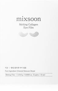 Тающая коллагеновая пленка для глаз, осветляющая текстильная маска для лица для области вокруг глаз Mixsoon, 5× 2 шт