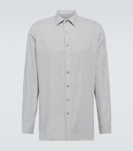 Хлопчатобумажную рубашку Lardini, серый