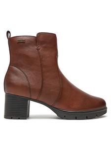 Ботильоны на блочном каблуке Jana, коричневый