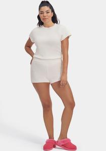 Облегающие пижамные брюки UGG, кремовый