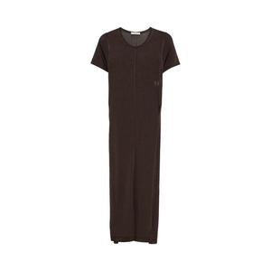 Платье Lemaire Column Dress With Slits, Chocolate