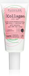 Дневной и ночной крем от морщин «Фитоколлаген» для кожи вокруг глаз и губ Floslek Laboratorium, 30 мл