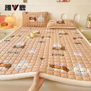 Yalu Наматрасник из молочного вельвета 150х200 см, 3 предмета (матрас + 2 наволочки), цвет Carnival Party