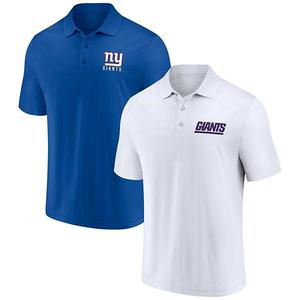 Мужской поло Fanatics белый/royal New York Giants Unbranded