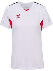 Спортивная футболка Hummel S/S Hmlauthentic Multisport Damen, цвет white/true red