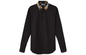 VERSACE JEANS COUTURE Мужская черная рубашка