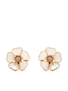 Клипсы Happy Hearts из розового золота с бриллиантами и жемчугом Chopard