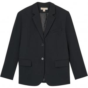 MICHAEL KORS Свободный жакет из крепа, Black