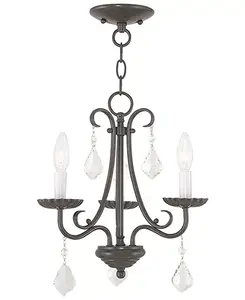 Люстра из металла Daphne 3-light Livex, bronze