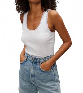 Майка Майли белого цвета Michael Stars, белый