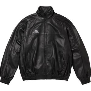 Supreme Кожаная куртка для бега унисекс, Black
