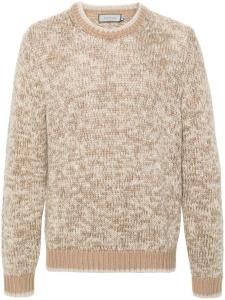 Canali вязаный свитер, коричневый