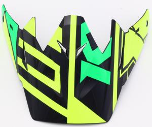 KYT cross over ktime helmet peak, Yellow