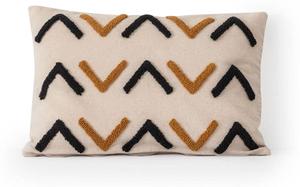 Декоративная подушка Boheem Cloudy, белый - текстиль - 50 х 50 х 5 см