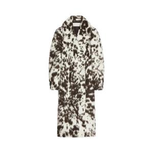 Пальто Dries Van Noten Spotted Belted Coat, Brown