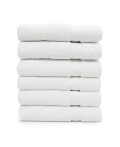 Набор махровых полотенец для рук Sinemis из 6 предметов Linum Home, белый