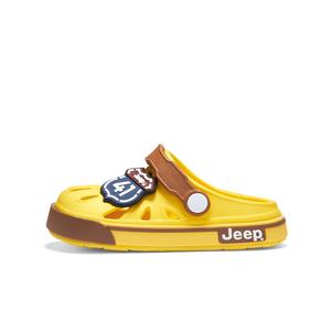 Сандалии детские, износостойкие, дышащие, низкие Jeep, экрю