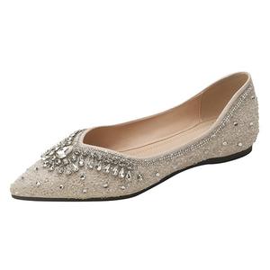 Повседневные однобортные туфли женские абрикосового цвета GOSO, Apricot