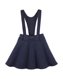 Хоуп энд Хенри юбка с бантовой складкой HOPE & HENRY, синий