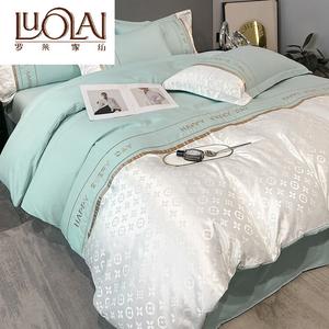 LUOLAI HOME Комплект постельного белья 1,8 м, 4 предмета, пододеяльник 200x230 см