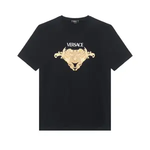 VERSACE Футболка Men Baroque Logo черная