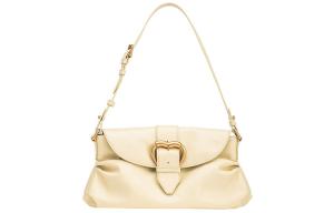 Сумка через плечо из коровьей кожи PINKO бежевая