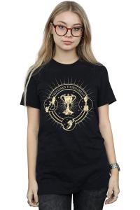Футболка с печатью трех волшебников Harry Potter, черный
