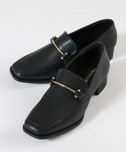 Лоферы с квадратным носком и каблуком 3 см, идеально подходят для офиса, официальных мероприятий и повседневной носки. 3067 Liberty Doll, цвет Black