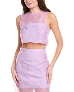 Cinq à Sept Etta Топ, фиолетовый