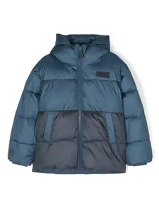 Пуховик Halo с нашивкой-логотипом Molo, синий