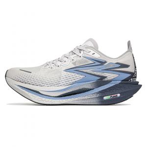 361° Кроссовки для марафона Flame 4 с амортизацией, износостойкие, легкие, низкие, унисекс, белые, синие