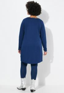 Топ с длинными рукавами BEQUEME PASSFORM RUNDHALS  Angel of Style, темно-синий