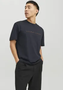 Рубашка с круглым вырезом Jack & Jones "JJESTAR JJ TEE SS NOOS", синий