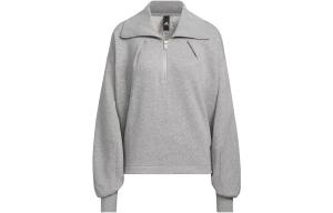 Куртка женская средняя, серо-меланжевая Adidas