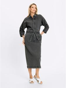 Heine Джинсовое платье светло-серого цвета