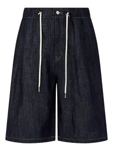 Джинсовые шорты с кулиской Studio Tomboy, синий