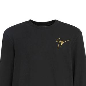 Свитер с кристаллами Dragon Giuseppe Zanotti, черный