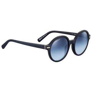 Солнцезащитные очки Joan матовые черные минеральные поляризованные с синим градиентом Serengeti